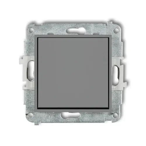 Mechanizm łącznika krzyżowego (jeden klawisz bez piktogramu) Karlik ICON szary mat 27IWP-6.1 Tylko dziś