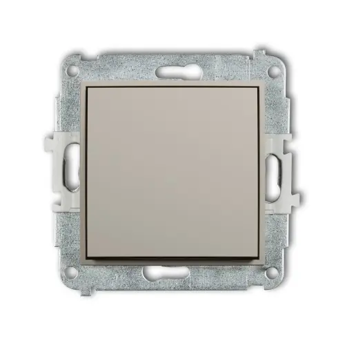 Zamów dziś Mechanizm łącznika krzyżowego (jeden klawisz bez piktogramu) Karlik ICON taupe 60IWP-6.1