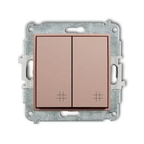 Oferta limitowana Mechanizm łącznika podwójnego krzyżowego Karlik MINI łososiowy 62MWP-66