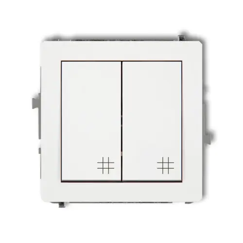 Promocja Mechanizm łącznika podwójnego krzyżowego Karlik DECO biały DWP-66