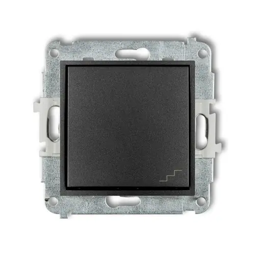 Łatwy zwrot Mechanizm łącznika schodowego Karlik MINI grafitowy 11MWP-3