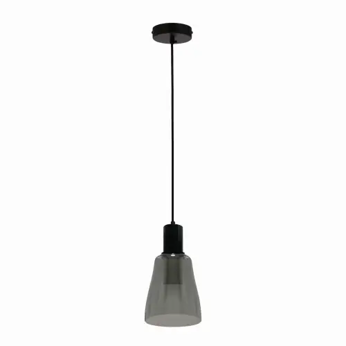 Hit cenowy UDIN Middle Lampa Wisząca Czarny 1x15W GU10 Klosz Szary