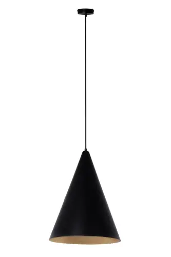 Oferta czasowa Vesuvio czarny/złoty S kompozyt minelany, stal lakierowana Sigma lighting
