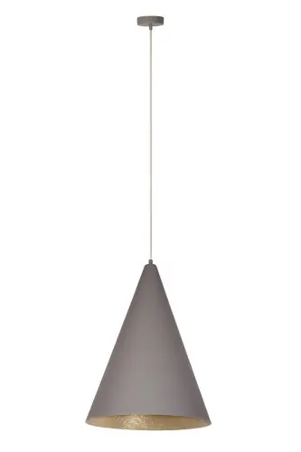 Vesuvio taupe/złoty S kompozyt minelany, stal lakierowana Sigma lighting Szybka dostawa