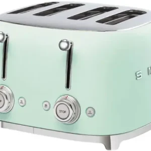 Smeg Toster na 4 kromki Pastelowa zieleń TSF03PGEU Łatwy zwrot