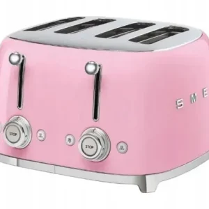 Bezpieczna płatność TOSTER SMEG 50‘S STYLE RÓŻ TSF03PKEU- 4 TOSTY