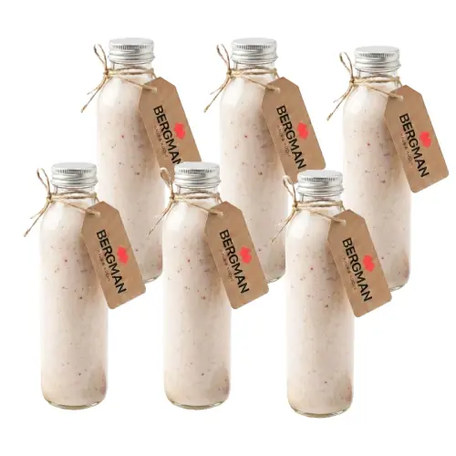Promocja 6x BUTELKI SZKLANE 750 ml NA SOK PRZETWORY OLIWĘ NALEWKI Z ZAKRĘTKĄ BERGMAN