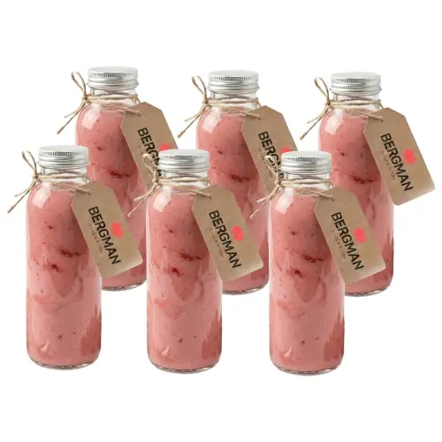 Niska cena 6x MAŁE BUTELKI SZKLANE 250 ml NA SOK PRZETWORY OLIWĘ NALEWKI Z ZAKRĘTKĄ