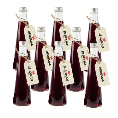 8x MAŁE BUTELKI SZKLANE 250 ml NA SOK PRZETWORY OLIWĘ NALEWKI Z ZAKRĘTKĄ Promocja