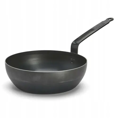BLUE CARBON Patelnia głęboka 28 cm / DE BUYER Rabat