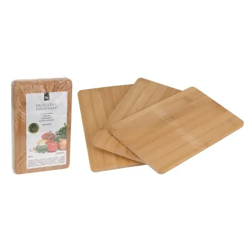 DESKA DO KROJENIA BAMBUSOWA Zestaw 3szt 22x14cm Promocja