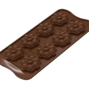 Hit cenowy Forma silikonowa do pralin Choco Flower, 8 gniazd, 38x12 mm
