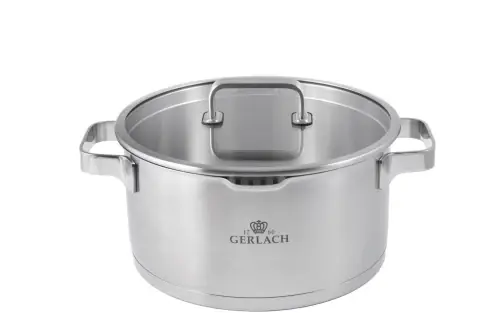 Gerlach PRESTIGE Plus Garnek z pokrywką 24 cm - 4,5 l Szybka dostawa