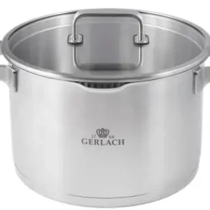 Do wyczerpania zapasów Gerlach PRESTIGE Plus Garnek z pokrywką 24 cm - 6 l