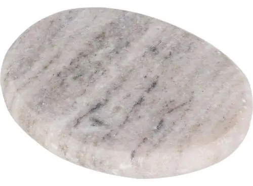 Marmurowa podstawka pod kubek szklankę 12,5x9,5 cm szary marmur coaster Wybór klientów
