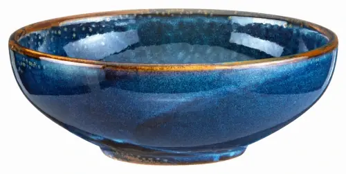 Porcelanowa Misa Deep Blue Verlo Miska Rdzawy Rant Ozdoba Dekoracja 800 ml Rabat