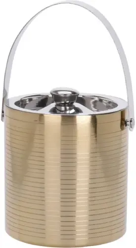 Dostępne od ręki Wiaderko do lodu Excellent Houseware z podwójnymi ściankami 15 cm