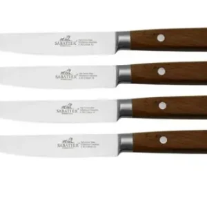 Zestaw noży do steków Sabatier GAUCHO 4 sztuki 11,5 cm drewno inox Kup online