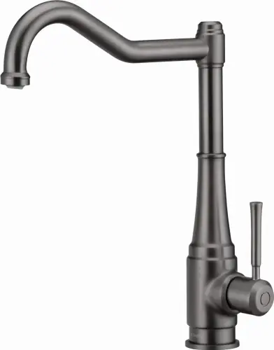 Deante Bateria kuchenna z prostokątną wylewką Tamizo titanium BQT_D63M Premium