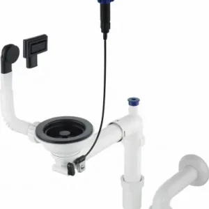 Deante Syfon Space-Saver czarna nero ZXY_N972 do zlewu 1-komorowego Ostatnia szansa
