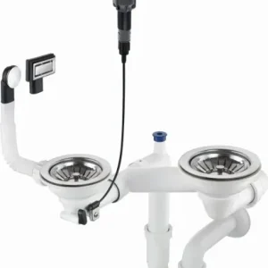 Deante Syfon Space-Saver stal ZXY_9983 do zlewu 1.5- i 2-komorowego. Zniżka