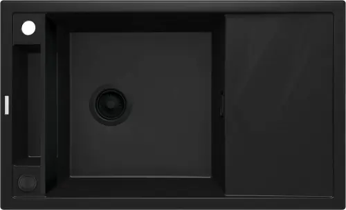 Wyjątkowa oferta Deante zlew granitowy 1-komorowy Magnetic czarna nero ZRM_N113