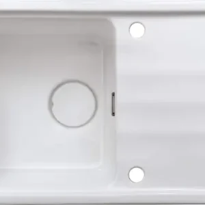 Oferta czasowa Deante Zlewozmywak ceramiczny 1-komorowy z ociekaczem Momi biały ZCM_6113