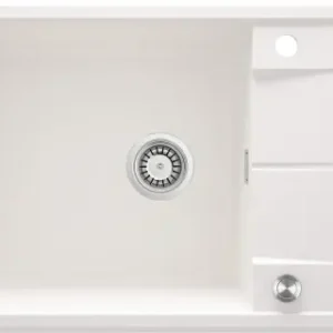 Wybór klientów Deante Zlewozmywak granitowy 1-komorowy Eridan alabaster ZQE_A11B
