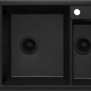 Deante zlewozmywak granitowy 1.5-komorowy Magnetic czarna nero ZRM_N503 Oferta
