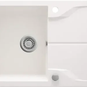 Ostatnie sztuki Deante Zlewozmywak granitowy Andante Flush alabaster ZQN_A11F