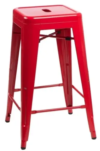Fernity Hoker Paris 75cm. czerwony insp. Tolix Sprawdź teraz