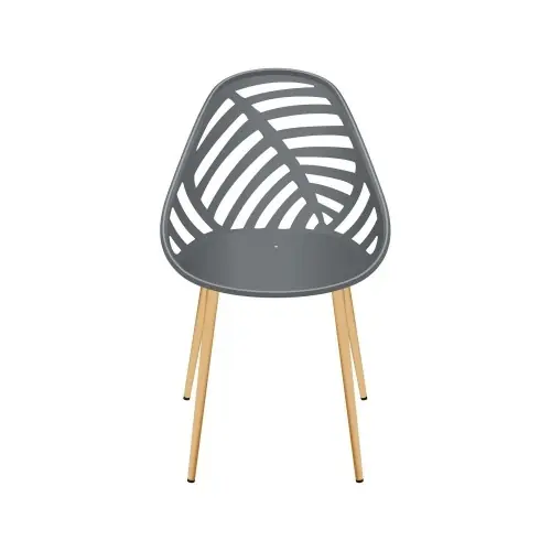 Do wyczerpania zapasów Fernity Krzesło Alameda szare, ergonomiczne, do salonu i biura