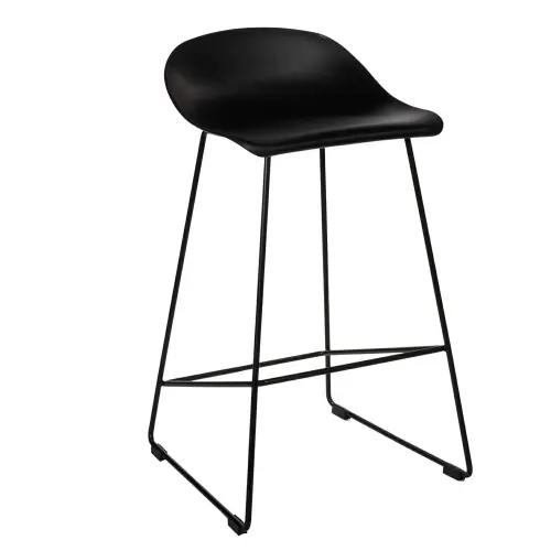Wyjątkowa oferta Fernity Krzesło barowe Molly czarne 66 cm