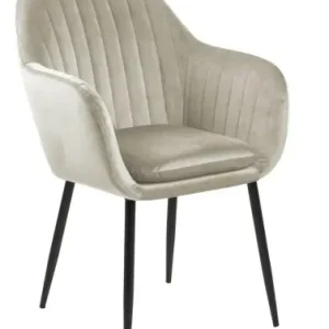 Fernity Krzesło Emilia Velvet sand /black Rabat