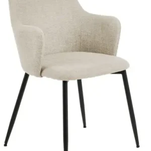 Fernity Krzesło Ilsa z podłokietnikami beżowe Oferta