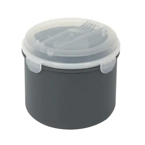 Bezpieczne zakupy Fernity Lunch box Round 1,4l antracytowy