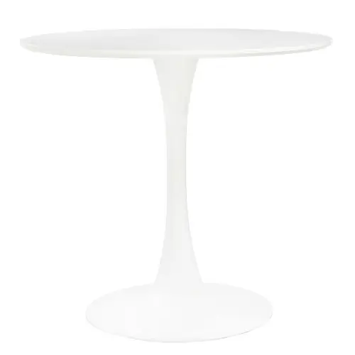 Super okazja Fernity Stół Simplet Skinny White 80cm Okrągły Biały