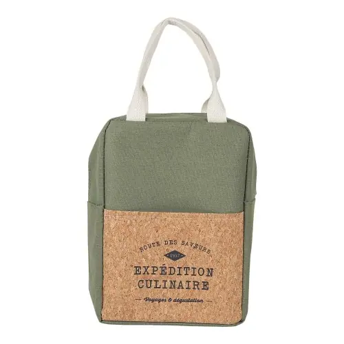 Super okazja Fernity Torba na lunch Refreshing Cork 5l zielona