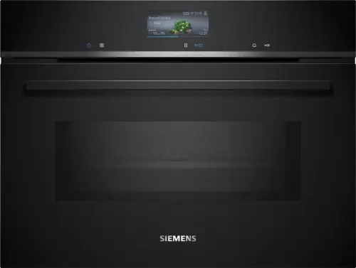 Najlepsza cena Siemens iQ700 Kompaktowy piekarnik z mikrofalą i funkcją activeClean CM776GKB1