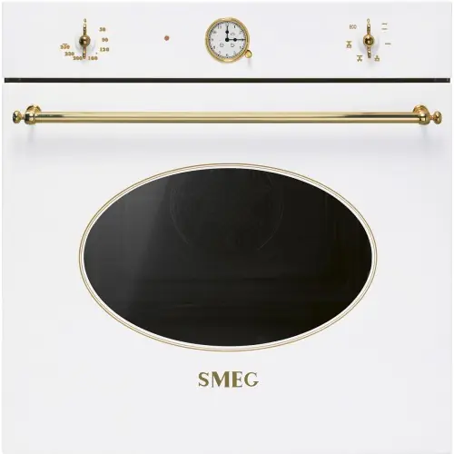 Smeg COLONIALE Piekarnik, 60 cm, Coloniale, biały Biały SF68C1B Popularny