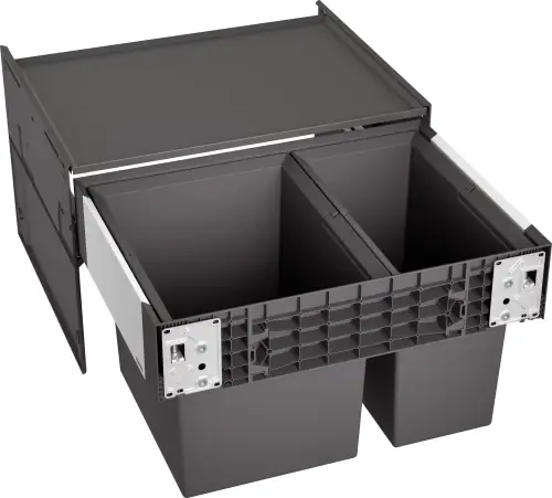 System segregacji odpadów BLANCO SELECT II 60/2, czarny Szybka wysyłka