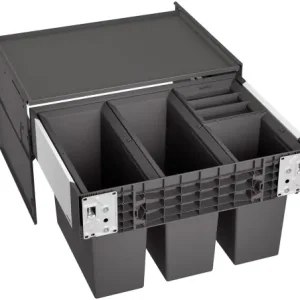 System segregacji odpadów BLANCO SELECT II 60/4, kolor czarny Ograniczona ilość