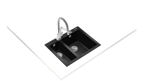 Teka zlewozmywak syntetyczny FORSQUARE 2B 590 TG AUTO WST BLACK 115260019 Zamów teraz