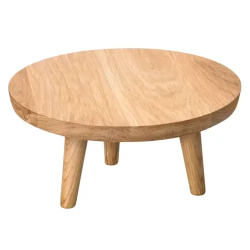 Szybka dostawa Verlo Podstawa dębowa okrągła niska, śr. 28 cm