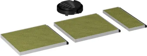 Zestaw recyrkulacji Clean Air Plus do oczyszczania powietrza Bosch DWZ1BK1V6 Bestseller
