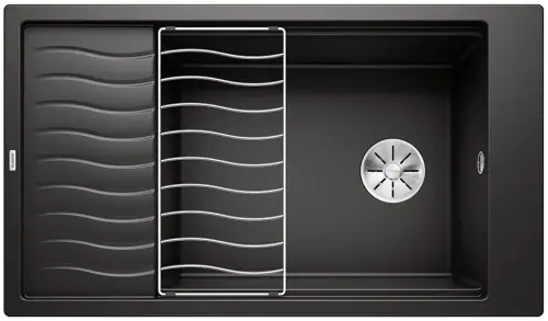 Oferta limitowana Zlewozmywak BLANCO ELON XL 8 S Silgranit czarny
