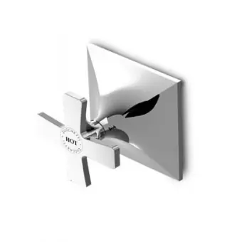Bestseller Bellagio Zawór naścienny 1/2" niklowy ZB1729.C8 Zucchetti