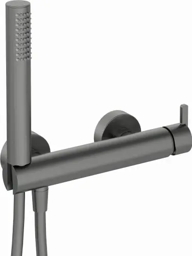 Szybka dostawa Deante Bateria prysznicowa z zestawem prysznicowym Silia titanium BQS_D41M