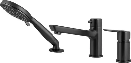 Deante Bateria wannowa 3-otworowa Arnika czarna nero BQA_N13M Bestseller