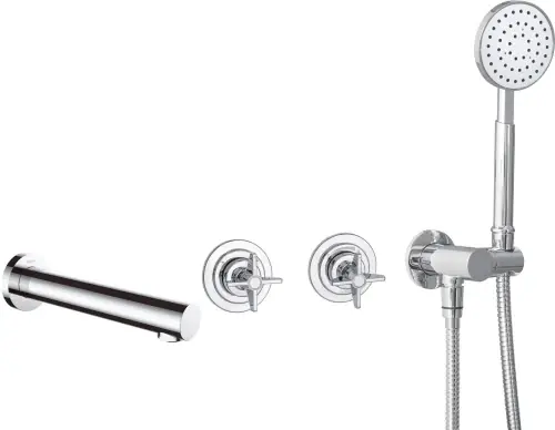 Ograniczona ilość Deante Bateria wannowa Temisto chrom BQT_018P